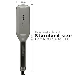 Plancha de Pelo Eléctrica de Titanio LED de Alta Calidad para Salón, Calentamiento Rápido a 450°F, Placa Ancha para RV - Product Image 3