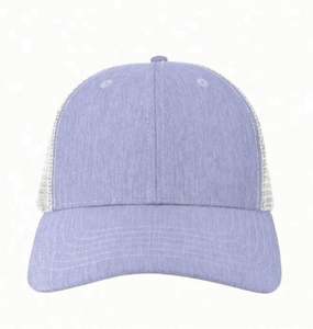 2024 New Custom High Crown Curved Brim Leather <b>Patch</b> Embroidery Side Logo Mesh Trucker Cap Hip Hop Winter Appropriate for Beach - Product Image 4