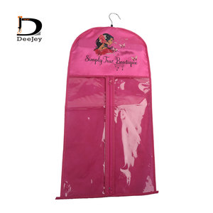 Wig Storage Wholesale Custom Logo Dust Display Bag Hair Extension Wig Storage Zipper Bag With Hanger