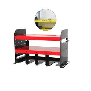 Support de perceuse multifonctionnel en acier au carbone à trois niveaux, robuste, à montage mural, pour rangement d'outils, <span class=keywords><strong>armoire</strong></span> suspendue, garage - Product Image 1