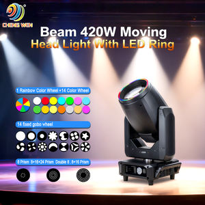 ไฟสปอตไลท์เคลื่อนที่สำหรับการแสดงบนเวที CW 2026 รุ่นใหม่ 420W พร้อมวงแหวนไฟ LED RGBW และปริซึมเปลี่ยนได้ ควบคุมด้วยระบบ DMX512 - Product Image 2