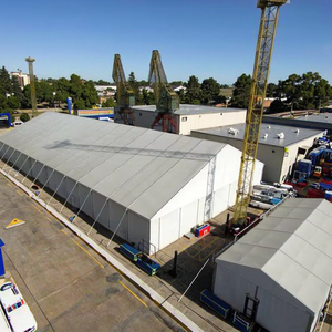 Campi minerari e forniture per giacimenti petroliferi a dispiegamento rapido rifugio temporaneo per deposito prefabbricato tenda da magazzino - Product Image 3