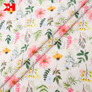 <span class=keywords><strong>จีน</strong></span>ดอกไม้อ่อนพิมพ์ผ้าฝ้ายPoplinผ้าสำหรับผ้า - Product Image 2