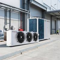 Unités de condensation à compresseur scroll Emerson refroidies par air, évaporateurs, équipement de réfrigération pour entrepôts frigorifiques à grande échelle, économie d'énergie