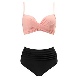 Nuovo Bikini Brasiliano a Due Pezzi con Vita Alta e Dettagli Arricciati per Donna 2026, Costume da Bagno Sexy Imbottito a Vestibilità Slim, Asciugatura Rapida, Abbigliamento da Spiaggia - Product Image 6
