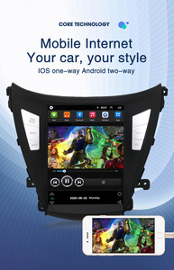 9.7 in touch screen verticale android autoradio gps per <span class=keywords><strong>Hyundai</strong></span> <span class=keywords><strong>Elantra</strong></span> 2014-2016 lettore <span class=keywords><strong>DVD</strong></span> Video stereo CarPlay stile tesla - Product Image 4