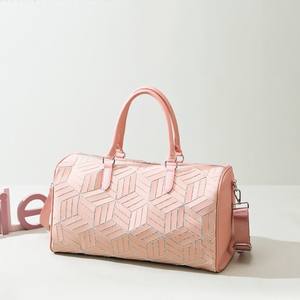 Sac à main holographique en <span class=keywords><strong>peluche</strong></span> pour femmes, cache-tout de voyage, cabas à bandoulière rose, accessoire de mode, vente en gros - Product Image 2
