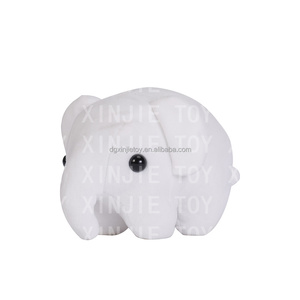Peluche d'éléphant bébé en coton PP, peluche personnalisable d'éléphant bébé, peluche d'éléphant blanche avec OEM ODM - Product Image 3