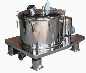 Мотор для центрифуги из нержавеющей стали с плоской пластиной для разделения конопляного масла и этанола, периодическая обработка, подъем и выгрузка мешков - Product Image 2