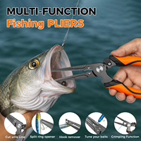 Pince coupante multifonctionnelle en acier au carbone de 9 pouces pour ligne tressée, pêche, mèches fendues et anneaux ouverts – Écologique, durable et portable