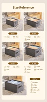 Boîte de rangement de base pliable pour tiroir, mini-contenants pour bureau, armoire, bacs de rangement, paniers et cubes de rangement