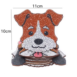 Sunloop Thủ công mỹ nghệ nhà máy bán buôn 500 + Thiết kế DIY Mandala động vật đại dương với đứng chủ DIY kim cương sơn đế lót ly mèo con chó - Product Image 4