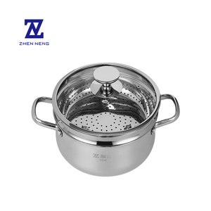 <span class=keywords><strong>Olla</strong></span> <span class=keywords><strong>Vaporera</strong></span> de Acero Inoxidable SUS304 de 22 cm y 4 L de Capacidad, Fondo de 2 Capas, Calidad Profesional para Mercados Internacionales - Product Image 4