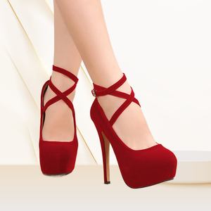 Zapatos de Tacón Alto Stiletto con Plataforma para Mujer, Última Moda, Sensuales - Product Image 1