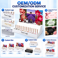 Support d'affichage pour échantillons de parfum avec supports de dégustation pour la vente au détail