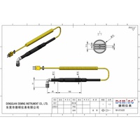Thermocouple for Stationary Surfaces with 90°Bent Probe Mesh Type Probe Faster Thermal Response Portable Handheld Thermocouple