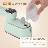 Défroisseur Vapeur Portable Mini Nouveau Modèle 1300W, Réservoir d'Eau 130ml à Faible Consommation, Anti-Brûlure à Sec, Certifié ROHS, Vente en Gros Usine pour le Marché Américain