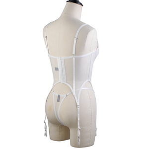 2024nuovo Design donna moda <span class=keywords><strong>corsetto</strong></span> <span class=keywords><strong>reggiseno</strong></span> e slip set vedo attraverso ricami Sexy pizzo da donna Lingerie - Product Image 6