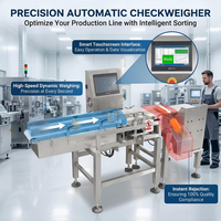 Báscula de Control de Peso en Línea Automática de Alta Velocidad |   Clasificador Dinámico de Peso para Cintas Transportadoras con Precisión de 0.1g para la Industria Alimentaria OEM/ODM