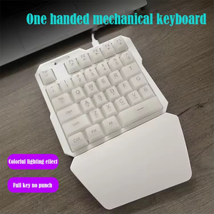 K75RGB transparent keyboard 81-<b>key</b> three-mode wireless wired mechanical player e-sports keyboard - Product Image 4