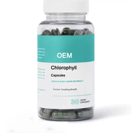 Cápsulas de Clorofila para el Cuerpo con Aroma Fresco, Etiqueta Personalizada de Fábrica OEM GMP, Vitaminas para Adultos, Entrega Rápida, Gran Venta