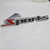 Nouveau design, autocollant universel en métal pour véhicule, emblème 3D sport pour calandre avant et coffre, compatible avec toutes les voitures