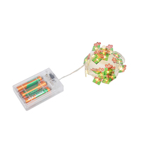 Cadeau mignon mini guirlandes lumineuses LED décoration d'intérieur de vacances pendentif rideau anniversaire ornements d'arbre de noël décorations à thème de fête