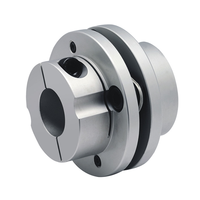Accouplement à bride pour arbre de moteur à entraînement flexible à diaphragme unique étagé en aluminium à couple de traction élevé OEM
