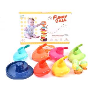 赤ちゃん5 7層回転ローリングボールグリディングタワー幼児玩具回転トラックスタッキング子供用 - Product Image 4