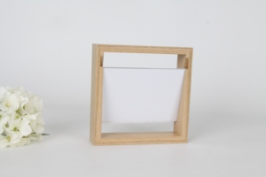 Jinn Home Modern Style <strong>A4</strong> Wooden Floating Photo <strong>Frame</strong> <strong>Double</strong> Glass Desktop Display Square Shape Picture <strong>Frame</strong> for Decoration - Product Image 6