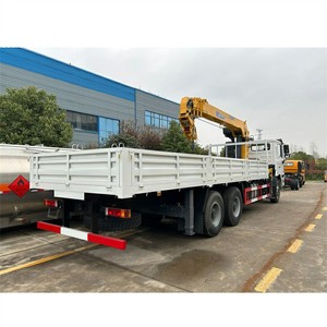 รถบรรทุกติดเครน Shacman 6x4 ขนาด 12 ตัน พร้อมเครนบูมยืดหดได้ 14 ตัน สำหรับขาย - Product Image 3