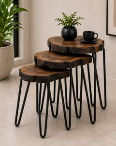 Antique Finished Reclaimed Wood <b>Side</b> <b>Table</b> Rustic Bedroom Corner <b>Table</b> Living Room <b>Sofa</b> End <b>Table</b> Vintage Home Furniture - Product Image 1