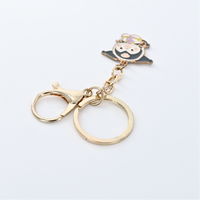 Nouveau Porte-clés Créatif en Métal Motif Animal de Dessin Animé Mignon, pour Voiture et Sac, Idéal comme Cadeau de Retour