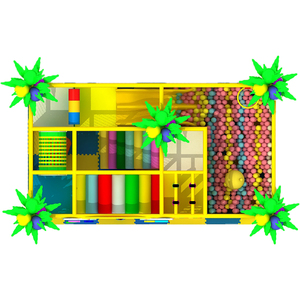 สนามเด็กเล่นในร่มสไตล์ป่าสำหรับขาย - Product Image 6