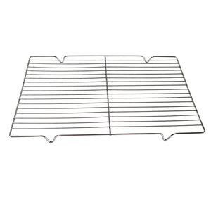 Hongfa Portable Wire <b>Grill</b> <b>Mesh</b> 41x20.5cm Outdoor Camping Barbecue <b>Grill</b> Rack Easy Clean Durable Steel Grid - Product Image 1