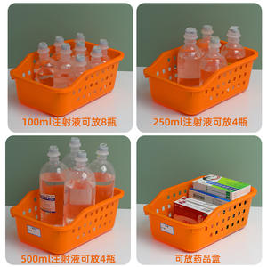 Panier de rangement pour centre de préparation intraveineuse Sishubanghu, panier de distribution de pharmacie, organisateur pour boîte d'infusion liquide de glucose - Product Image 4