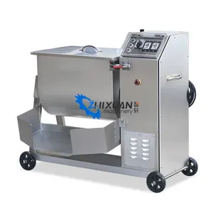 Factory use sausage used meat mixer fish meat mixer chicken nuggets vacuum mixing machine
