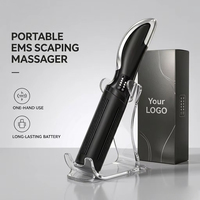 Masseur électrique compact OEM Gua Sha avec lame chauffante et micro-courant USB pour soulagement musculaire profond et massage par raclage
