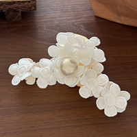 Nouvelle pince à cheveux de style chinois brodée de fleurs, super féerique, avec perles, pour usage quotidien, de haute qualité, pour femmes