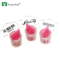 Sceau de sécurité jetable en plastique, type torsion anti-effraction, pour compteurs d'eau, d'électricité et de gaz, couleur personnalisée
