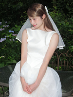 Voile de mariée court blanc haut de gamme en satin à bord festonné, style forêt florale 3D, pour séance photo de mariage