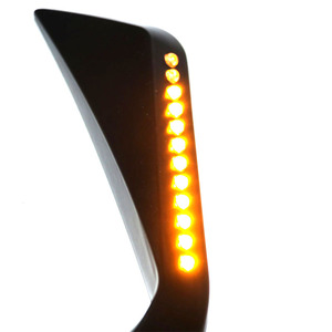 SH-163 rétroviseur de <span class=keywords><strong>moto</strong></span> eau qui coule LED clignotant pour les os croisés, rétroviseur latéral de <span class=keywords><strong>moto</strong></span> - Product Image 6