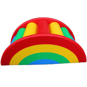 Moetry Aire de jeux intérieure souple pour enfants Offre Spéciale pont arc-en-ciel grimpeur pour parc d'attractions location de fête scolaire - Product Image 1