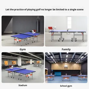 Robot <span class=keywords><strong>de</strong></span> <span class=keywords><strong>tennis</strong></span> <span class=keywords><strong>de</strong></span> <span class=keywords><strong>table</strong></span> intelligent portable PongBot NOVA, 150 balles, contrôle par application, machine d'entraînement à la rotation réglable pour les débutants - Product Image 2
