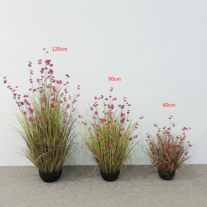 Petites <span class=keywords><strong>plantes</strong></span> artificielles vertes en pot de style nordique, haute simulation, respectueuses de l'environnement, pour mariage et salle de diffusion en direct - Product Image 2