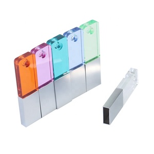 Customize Logo Acrylic Transparent LED Light <b>USB</b> <b>2.0</b> Flash Memory Stick Thumb Drive Acrylic <b>Usb</b> Stick - Product Image 5