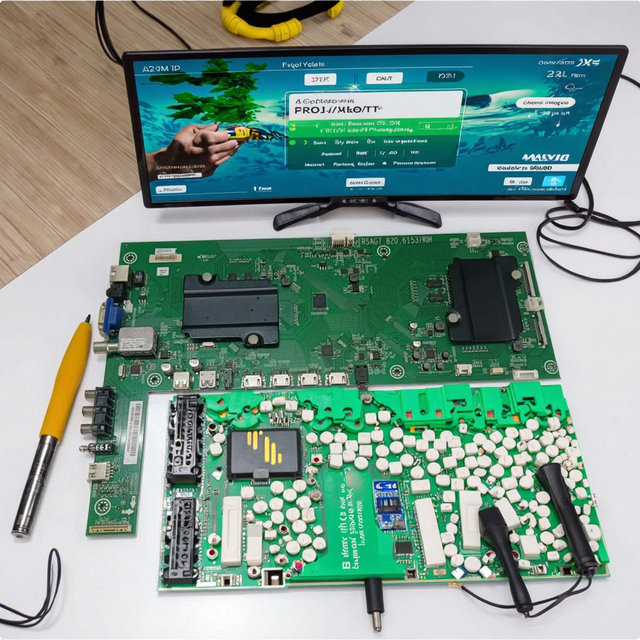 TV Motherboard RSAG7.820.6153 ROH  TV Parts Fix Replacement Accessory for Hisense 65T810UAD