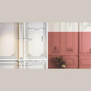 Moldura de Poliuretano Resistente a las Manchas OR-7444, Elegante Adorno Floral Decorativo para Exteriores y Villas - Product Image 4