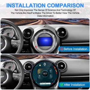 Navihua for BMW MINI R56/R60/F54/F60 LCD Digital Cluster CarPlay Multimedia <b>System</b> Round Screen Auto <b>Stereo</b> - Product Image 5