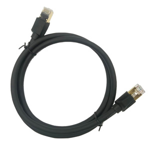 Cable de Conexión SFTP Cat8 para Interiores, Color Negro, Conductor de Cobre Puro, Revestimiento de PVC, Cable Ethernet LAN RJ45 con WiFi - Product Image 5